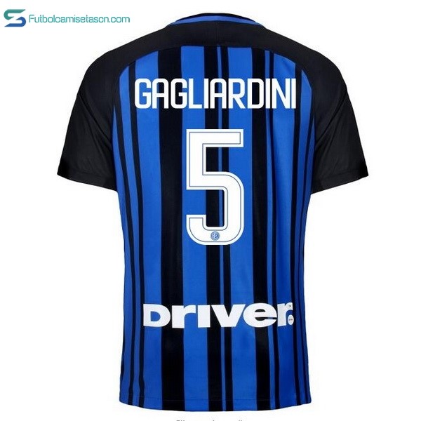 Camiseta Inter 1ª Gagliardini 2017/18